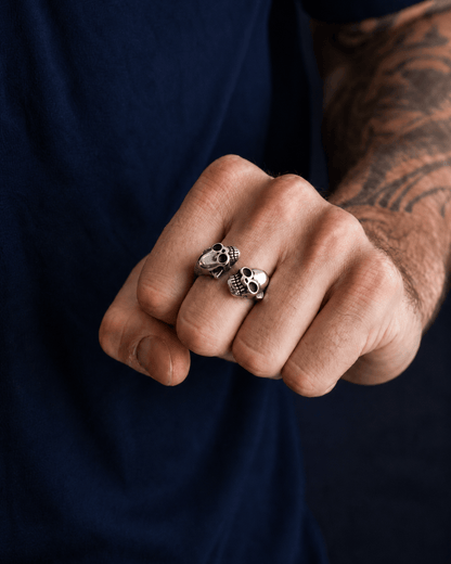 THE MEN THING Rings GRIMHUG - Alloy Adjustable Vintage Ring, American trending Style for Men & Boys
