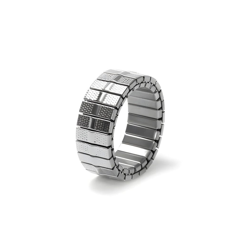 THE MEN THING Rings KAELION - Adjustable Pure Titanium Steel Ring for Men & Boys
