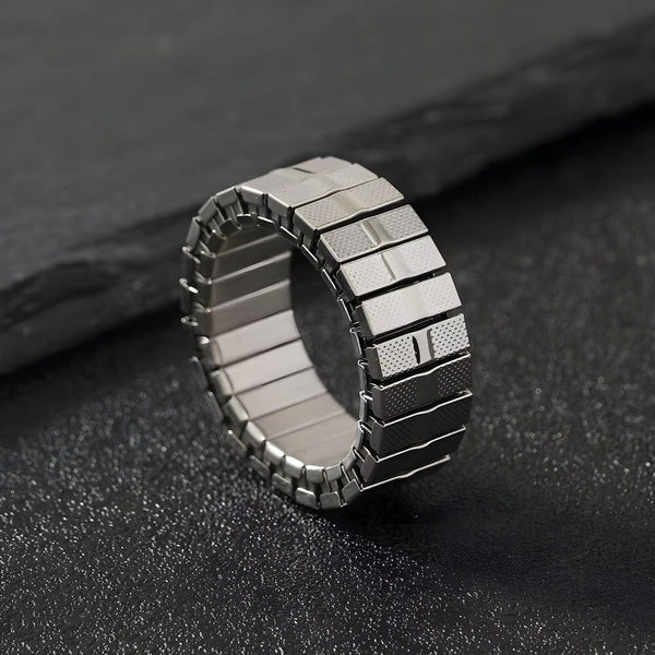 KAELION - Adjustable Pure Titanium Steel Ring for Men & Boys