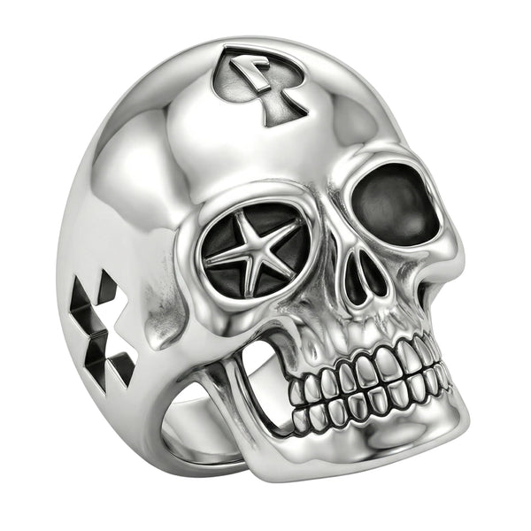 PHANTOM  Titanium Steel Ring for Men and Boys (Size-21)