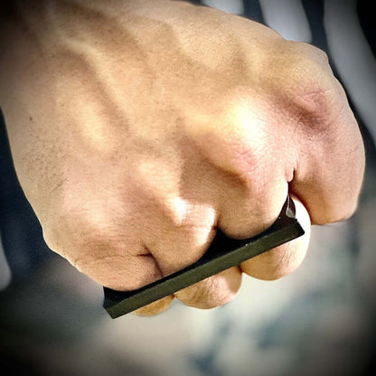 THE MEN THING Rings Rebellious Three Black