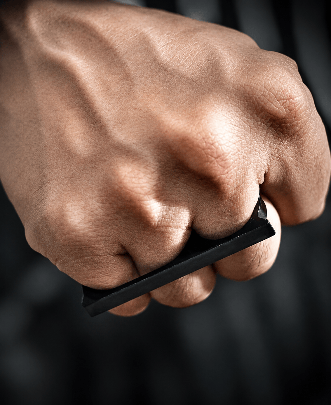 THE MEN THING Rings Rebellious Three Black