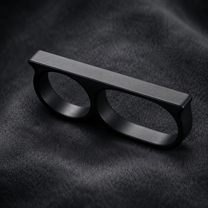 THE MEN THING Rings Rebellious Three Black