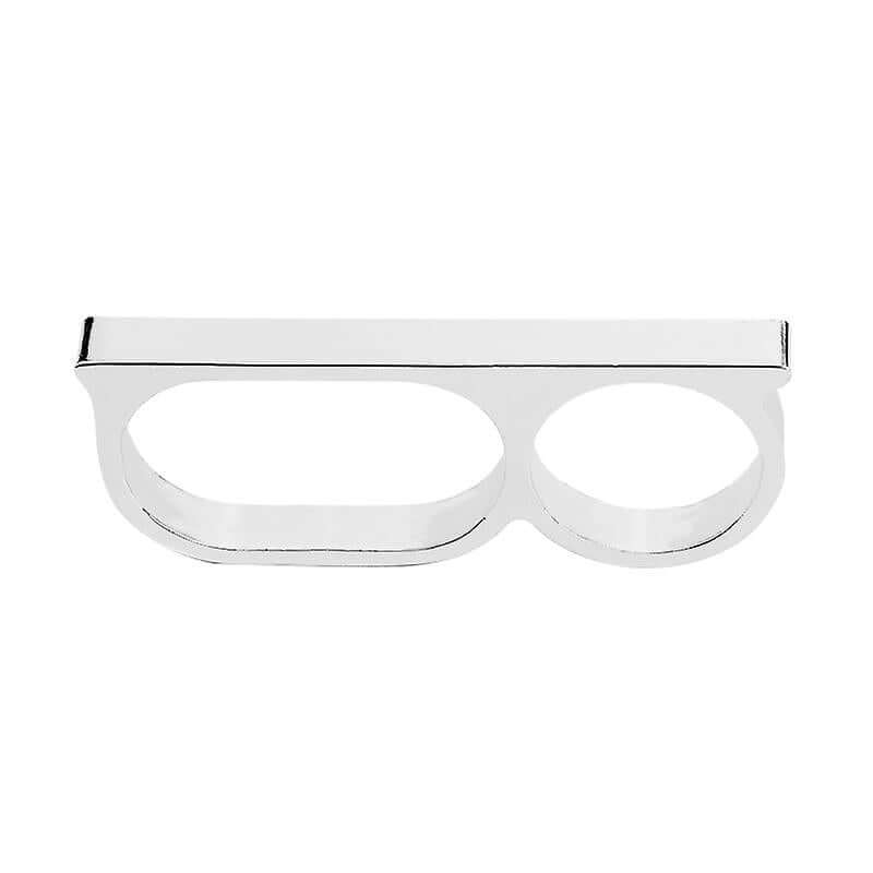 THE MEN THING Rings Rebellious Three Silver