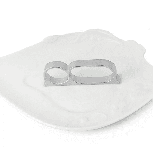 THE MEN THING Rings Rebellious Three Silver