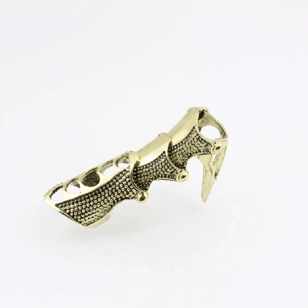 RINOSKIN - Bronze Guard Adjustable Knuckle Joint Full Finger Ring for Men & Boys