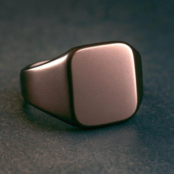 Royal Series - BLACK CODE RING - Pure Stainless Steel Men’s Steel-Plated Black Ring – Statement Luxury Jewelry (Size : 17-19-22)