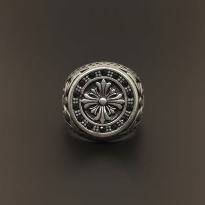 THE MEN THING Rings Royal Series - CELTIC GUARD RING - Pure Stainless Steel Men’s Steel-Plated Ring – Statement Luxury Jewelry (Size :18-21-23-26-31)