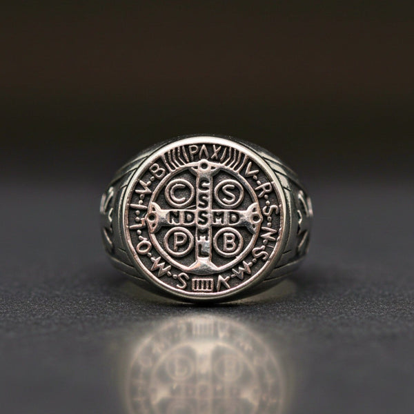 Royal Series - DIVINE WARD RING - Pure Stainless Steel Men’s Steel-Plated Ring – Statement Luxury Jewelry (Size : 22-24-27-28-30)