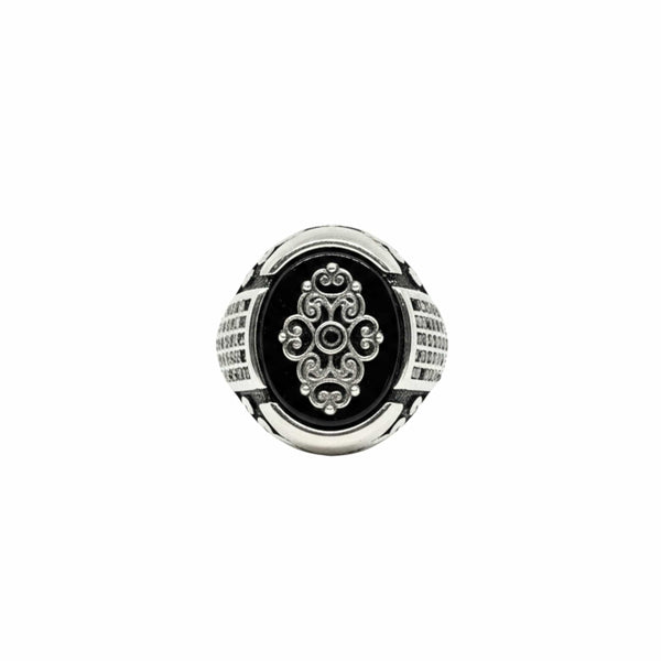 Royal Series - GRIDLOCK CREST RING - Pure Stainless Steel Men’s Steel-Plated Ring – Statement Luxury Jewelry (Size : - 16-17-18-20-21-24-26-27)