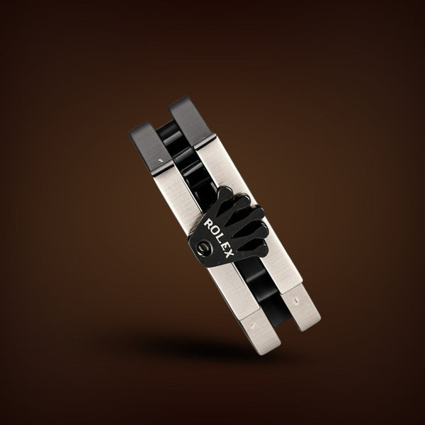 Royal Series - SQUARE REIGN RING - Pure Stainless Steel Men’s Steel-Black-Plated Ring – Statement Luxury Jewelry (Size : 16-19-22-24)