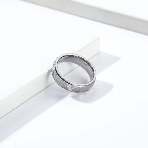 SILVERFORGE -  Pure Titanium Steel Ring for Men and Boys Size - 21