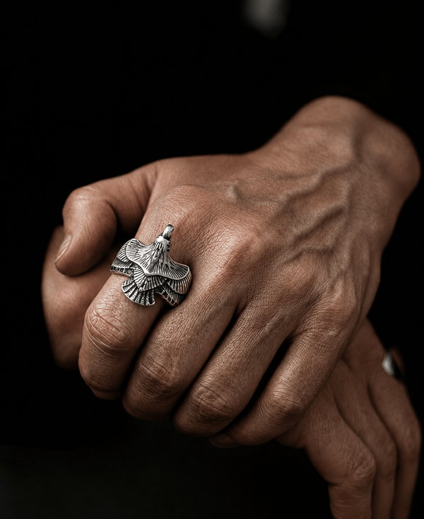 SKYSOAR - Alloy Adjustable Vintage Ring, American trending Style for Men & Boys