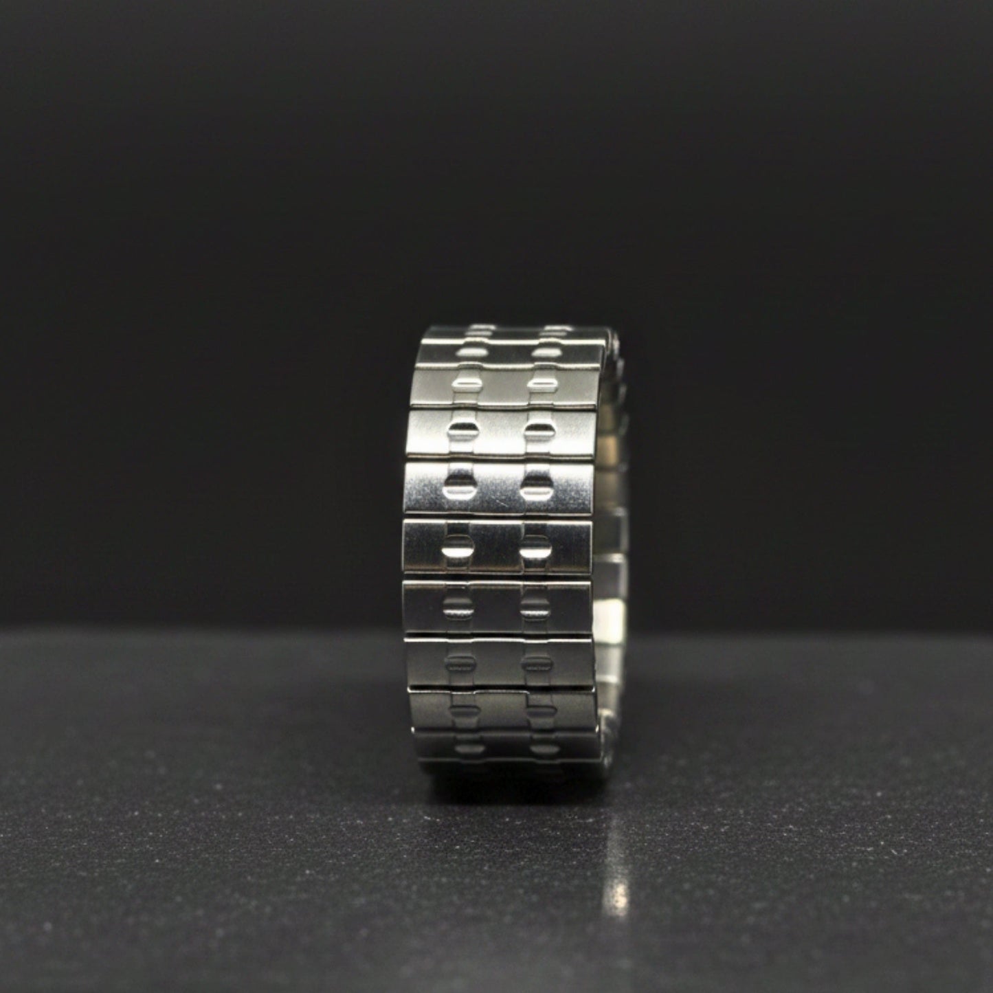 THE MEN THING Rings ZORION - Pure Stainless Steel Men’s Steel-Plated Ring – Adjustable