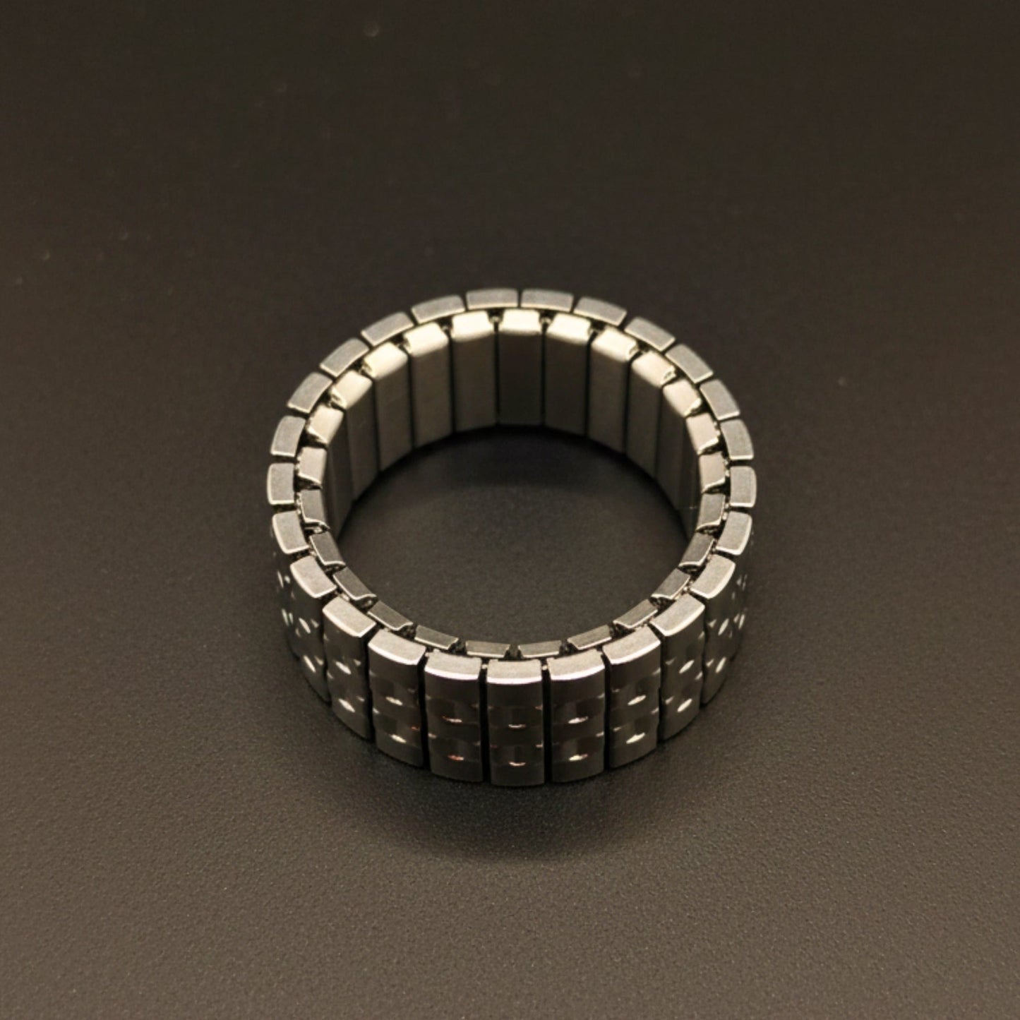 THE MEN THING Rings ZORION - Pure Stainless Steel Men’s Steel-Plated Ring – Adjustable