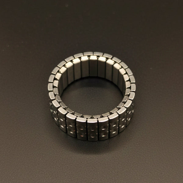 ZORION - Pure Stainless Steel Men’s Steel-Plated Ring – Adjustable