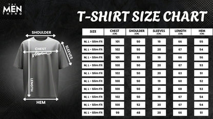 THE MEN THING SIGNATURE WAVE Oversized T-Shirt – Grey