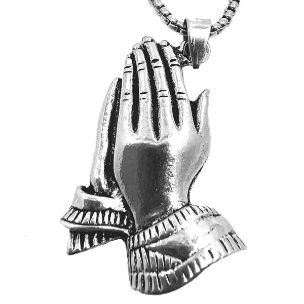 APPLAUD -  Alloy Pendant with Stainless Steel 24inch Round Box Chain, Milan trending Style for Men & Boy