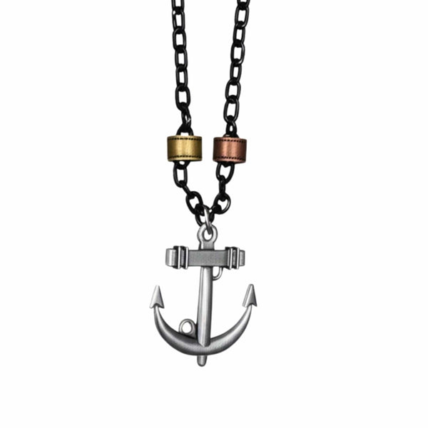 AQUA ANCHOR - Pure Titanium Steel Pendant with 27inch Chain for Men & Boys