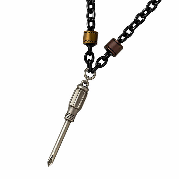 BITBOLT CORE - Pure Titanium Steel Pendant with 23inch Chain for Men & Boys