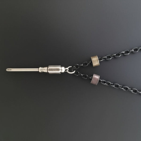 BITBOLT CORE - Pure Titanium Steel Pendant with 23inch Chain for Men & Boys