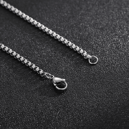 THE MEN THING SS Pendant/ Necklace BOXING GLOVES - Pure Titanium Steel Pendant with Stainless Steel 24inch Round Box Chain, European trending Style for Men & Boy