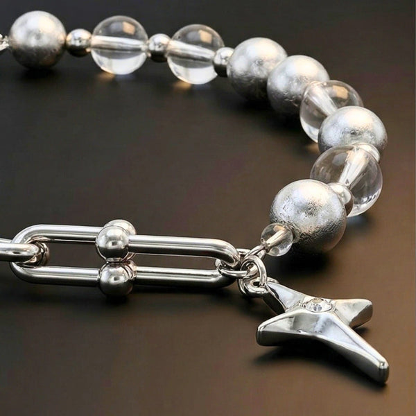 CELESTIAL STAR - 13mm Titanium Steel Pendant with 18 to 20 inch Adjustable 8mm Chain for Men & Boys