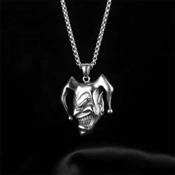 CIRCUS - పురుషుల కోసం స్వచ్ఛమైన స్టెయిన్‌లెస్ స్టీల్ 24 అంగుళాల చైన్‌తో అల్లాయ్ లాకెట్టు, యూరోపియన్ ట్రెండింగ్ స్టైల్ - పురుషులు & అబ్బాయిల కోసం రౌండ్ బాక్స్ చైన్