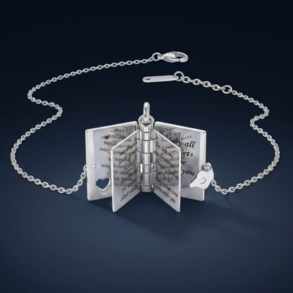THE MEN THING SS Pendant/ Necklace COUPLE DIARY - STEEL - 18mm Pure Titanium Steel Pendant with 3mm Chain for Men & Boys (17 to 19 inch Adjustable Cable Chain)