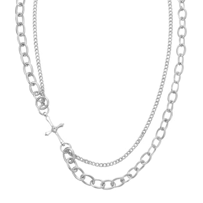 THE MEN THING SS Pendant/ Necklace HALO LINK - Titanium Steel Pendant with 8mm Chain for Men & Boys (21inch)