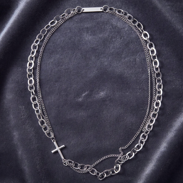 HALO LINK - Titanium Steel Pendant with 8mm Chain for Men & Boys (21inch)