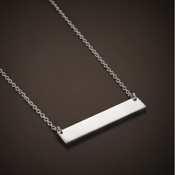 HORIZONX - Pure Steel 34mm Pendant with Oval Link 1.7mm Chain for Men & Boys (17 to 19 inch Adjustable)