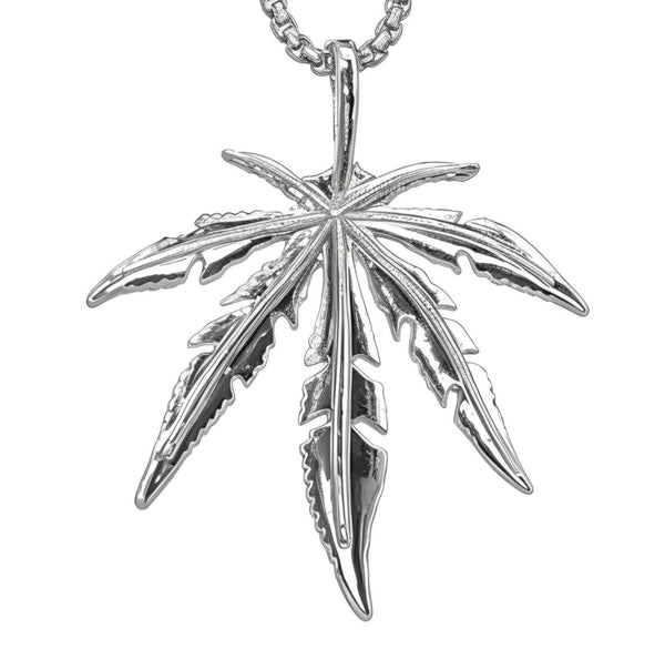 LEAFEN -  Alloy Pendant with Stainless Steel  24inch Chain