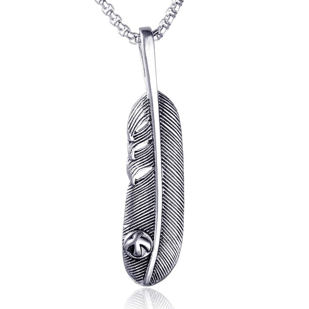 THE MEN THING SS Pendant/ Necklace LUSH - Alloy Pendant with Pure Stainless Steel 24inch Chain for Men, American trending Style - Round Box Chain for Men & Boy