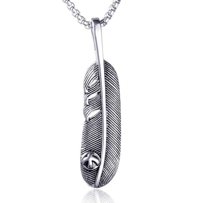 THE MEN THING SS Pendant/ Necklace LUSH - Alloy Pendant with Pure Stainless Steel 24inch Chain for Men, American trending Style - Round Box Chain for Men & Boy