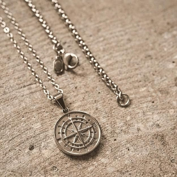 COMBO North Star Chain & Twin-Layer Steel Bracelet – Bold Stainless Steel Style Set for Men