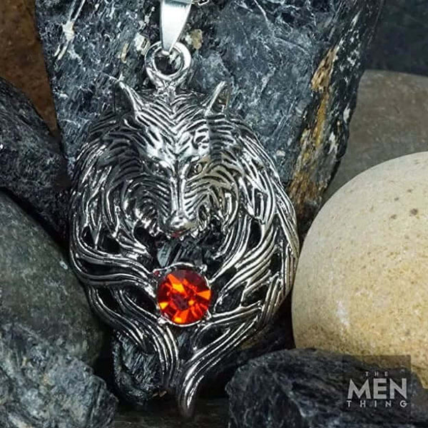 RUBY FOX - Alloy Pendant with Stainless Steel  24inch Round Box Chain, European trending Style for Men & Boys