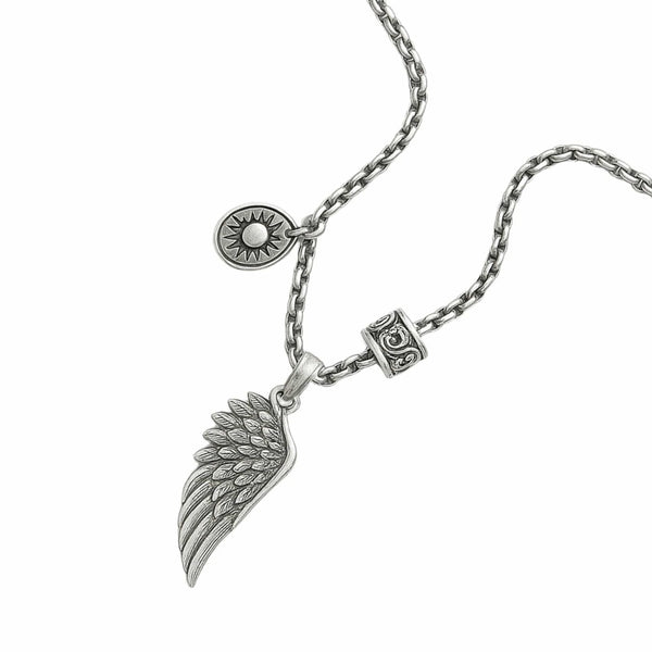 SKYRIFT - Pure Titanium Steel Pendant with Chain for Men & Boys 