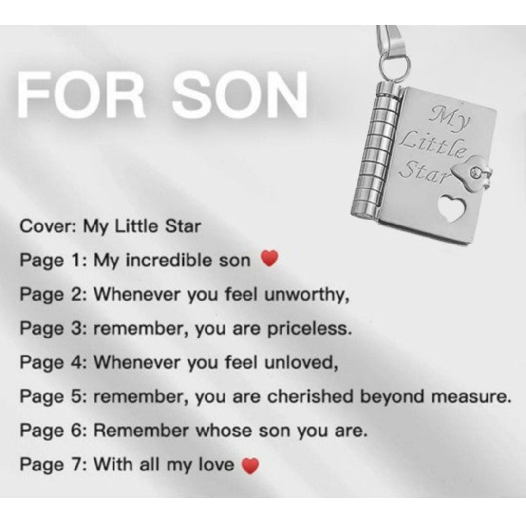 THE MEN THING SS Pendant/ Necklace STAR DIARY - 18mm Pure Titanium Steel Pendant with 3mm Chain for Men & Boys (17 to 19 inch Adjustable Cable Chain)