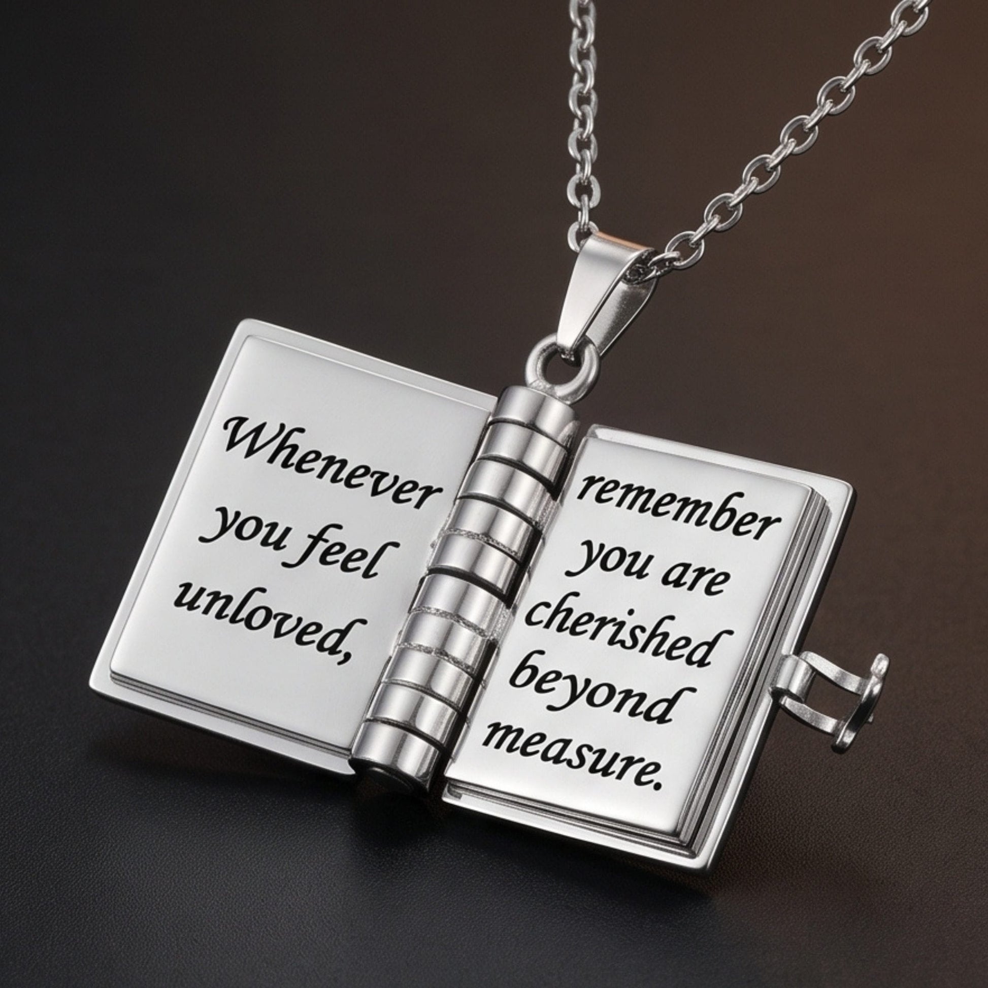 THE MEN THING SS Pendant/ Necklace STAR DIARY - 18mm Pure Titanium Steel Pendant with 3mm Chain for Men & Boys (17 to 19 inch Adjustable Cable Chain)