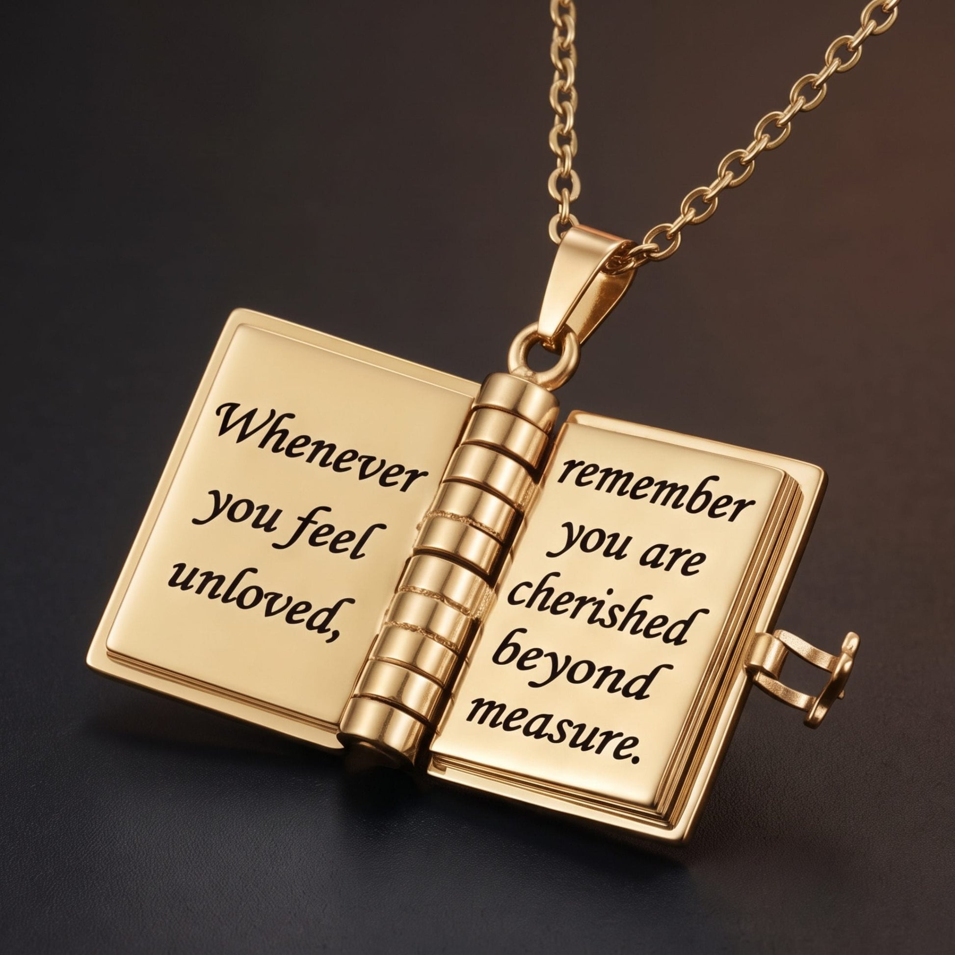 THE MEN THING SS Pendant/ Necklace STAR DIARY - GOLDEN - 18mm Pure Titanium Steel Pendant with 3mm Chain for Men & Boys (17 to 19 inch Adjustable Cable Chain)