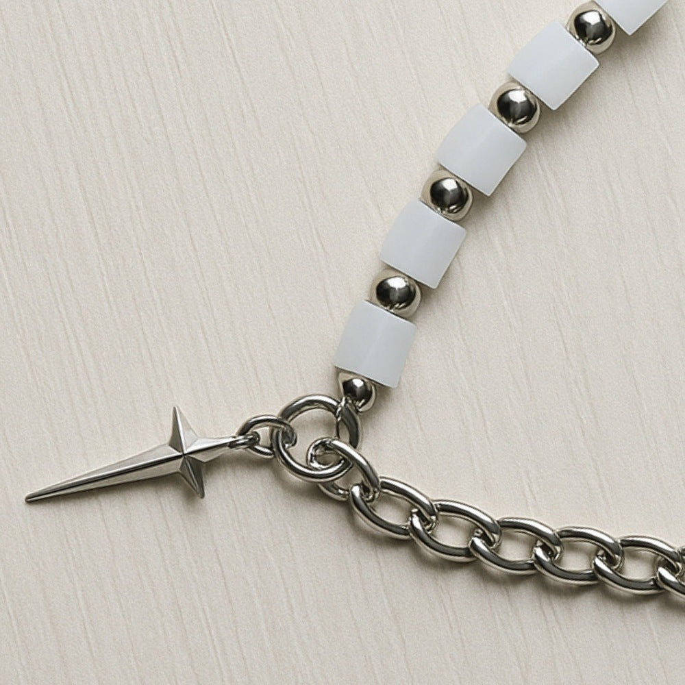 THE MEN THING SS Pendant/ Necklace STELLAR SPIRE - Pure Titanium Steel Pendant with Chain for Men & Boys "20 "inch