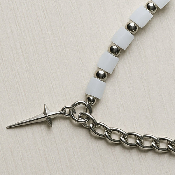 STELLAR SPIRE - Pure Titanium Steel Pendant with Chain for Men & Boys 