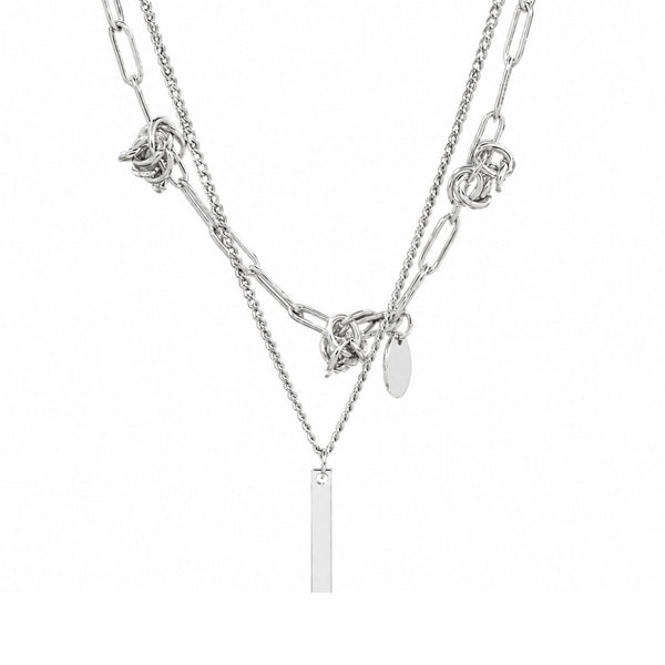 TWIST CORE - 6mm Titanium Steel Pendant with 18inch to 20inch Adjustable Cable 6mm Chain for Men & Boys