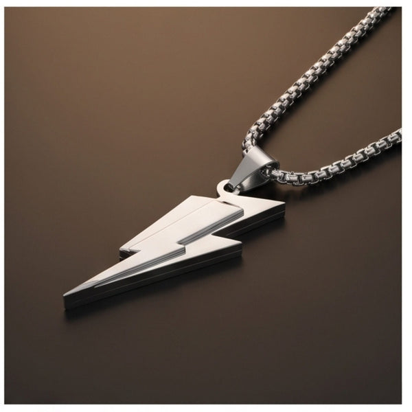 VOLTSTRIKE SILVER - Pure Stainless Steel 24inch Chain for Men, European trending Style for Men & Boy