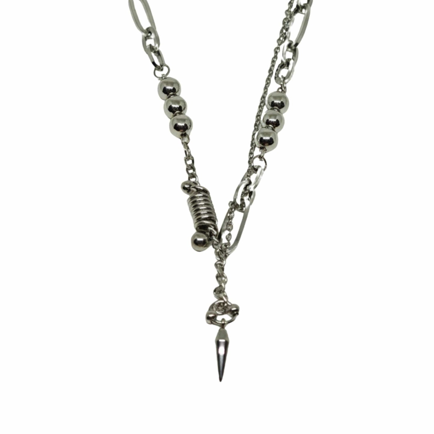 THE MEN THING SS Pendant/ Necklace ZERIK - Titanium Steel Pendant with 20inch Chain for Men & Boys with adjustable cable chain