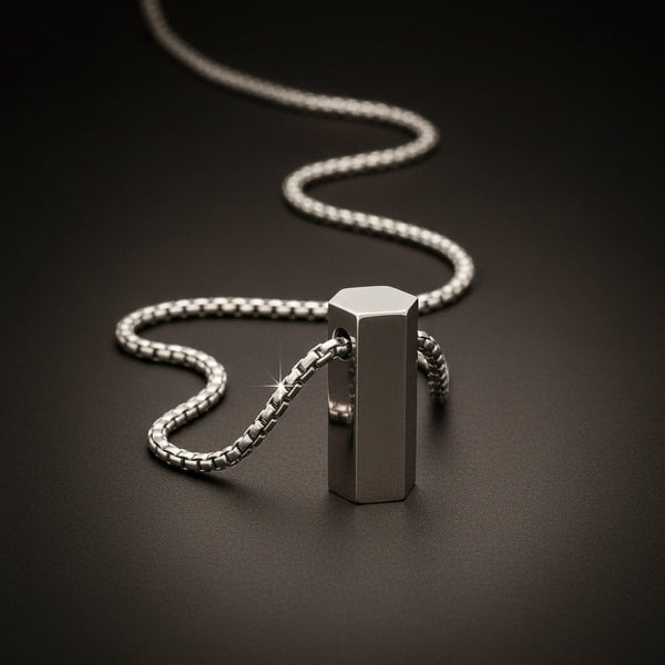 GLINT CORE - 24inch Pure Stainless Steel  Round box Chain for Men, European trending Style for Men & Boy