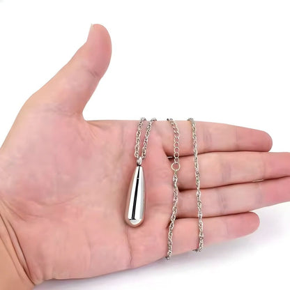 THE MEN THING SS Pendant with Chain NOBLE ARC - 24inch Pure Stainless Steel Round box Chain for Men, European trending Style for Men & Boy