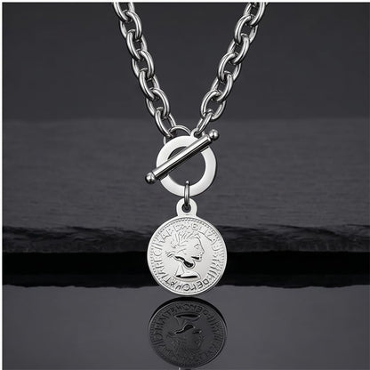 THE MEN THING SS Pendant with Chain VINDEX - 16inch Pure Stainless Steel European trending Style Chain for Men & Boy