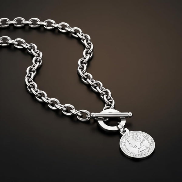 VINDEX - 16inch Pure Stainless Steel European trending Style Chain for Men & Boy